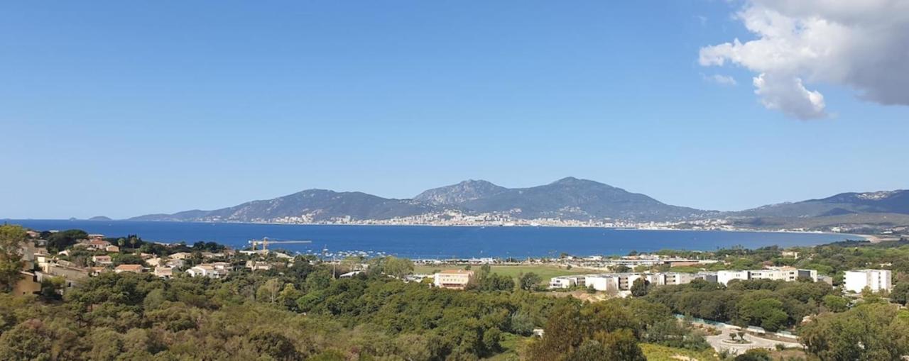 Studio Vue Mer A Porticcio Piscine Et Parking ภายนอก รูปภาพ