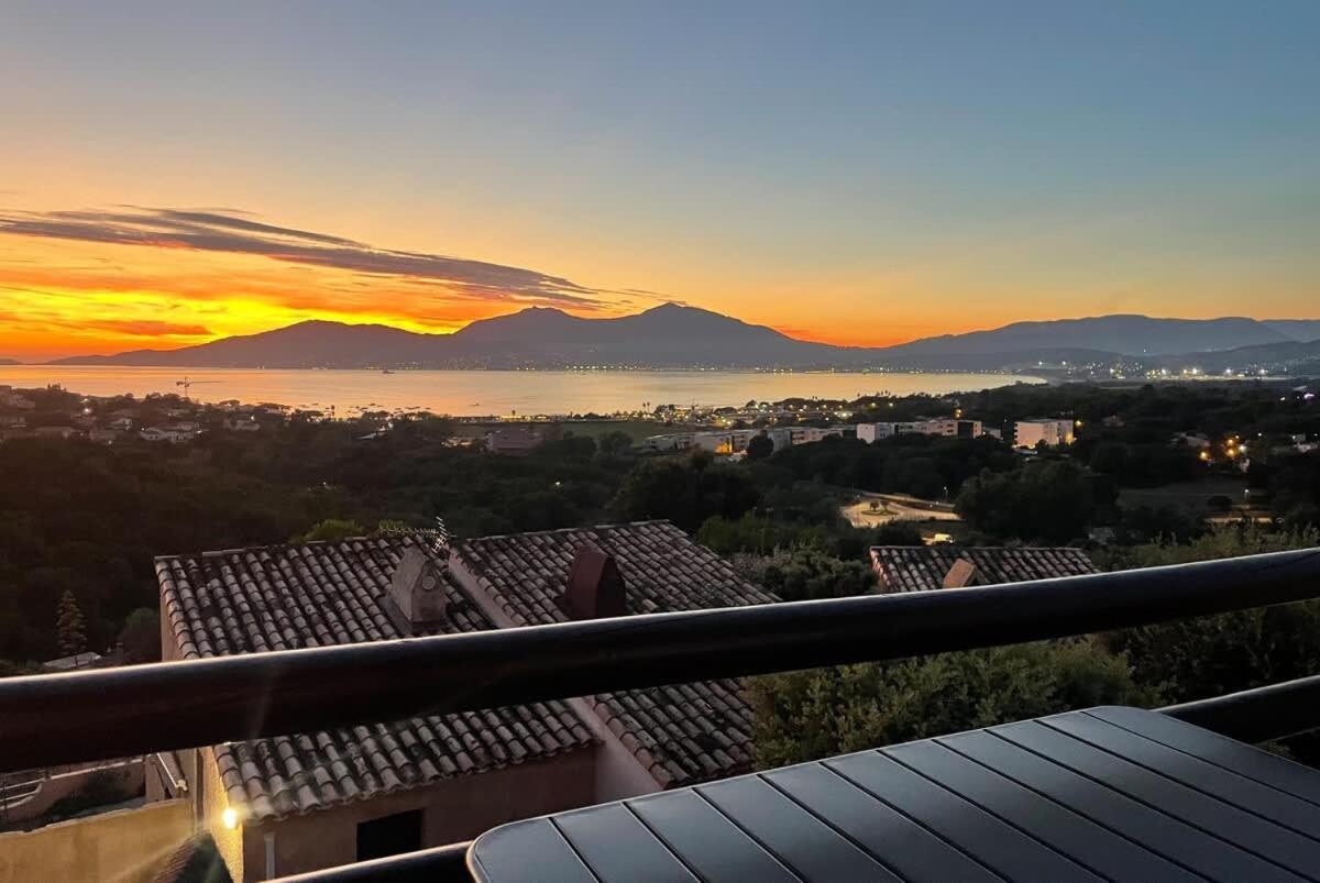 Studio Vue Mer A Porticcio Piscine Et Parking ภายนอก รูปภาพ