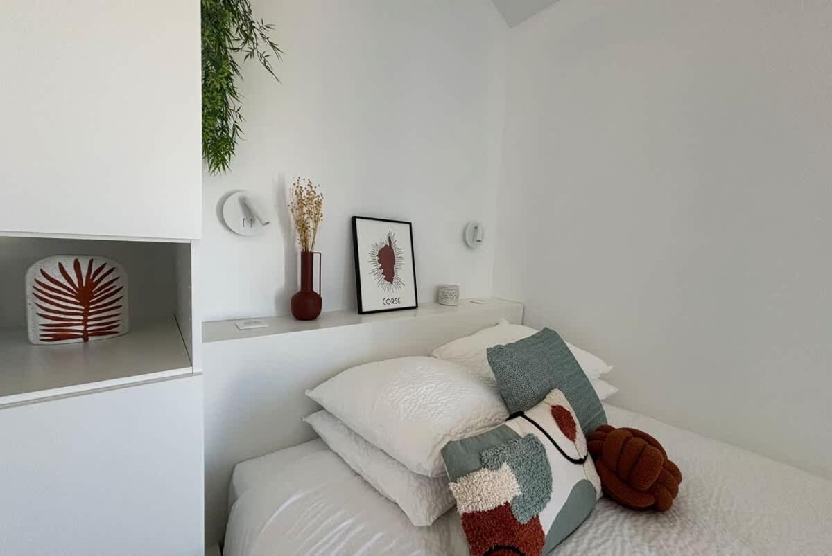 Studio Vue Mer A Porticcio Piscine Et Parking ภายนอก รูปภาพ